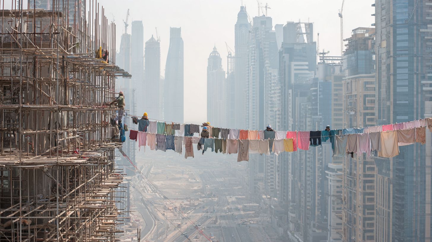 Handling Heavy Dust on Construction Uniforms