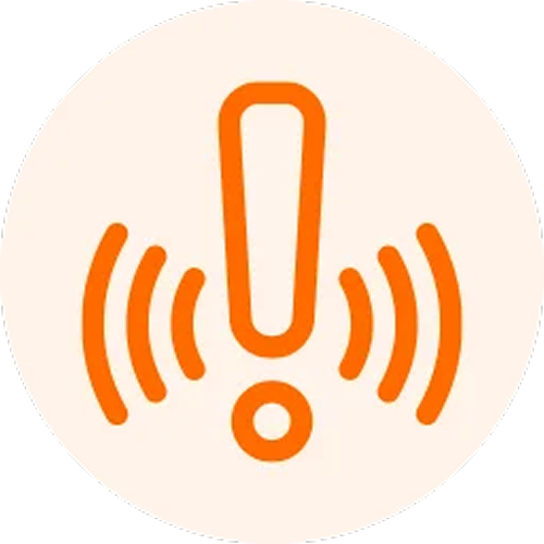 Laundry alert or notification service icon