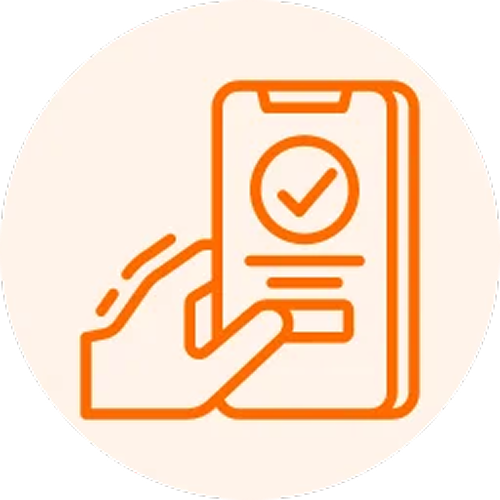 Easy digital payment for laundry service icon