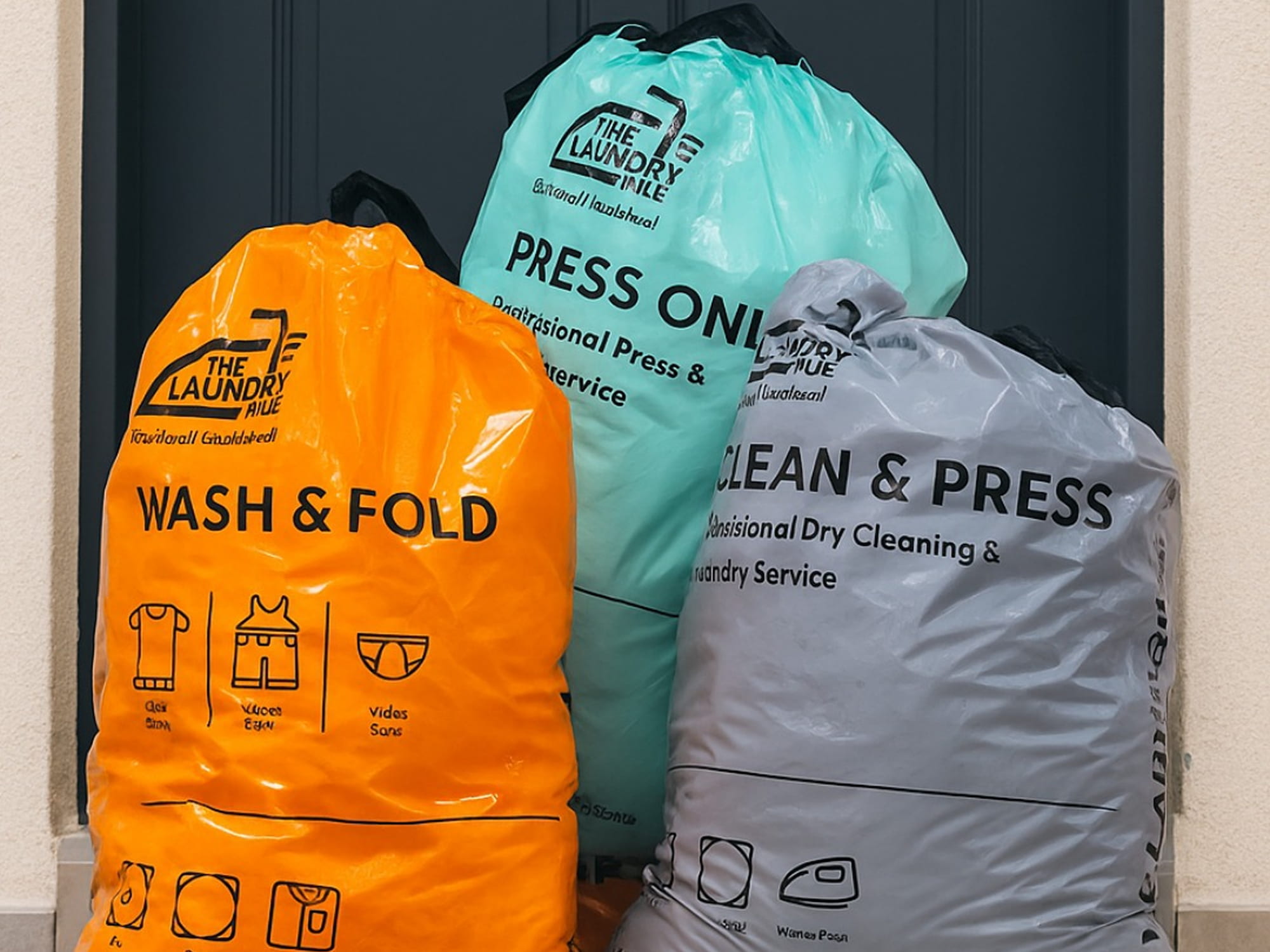 The Laundry Hub laundry bags for wash and press services