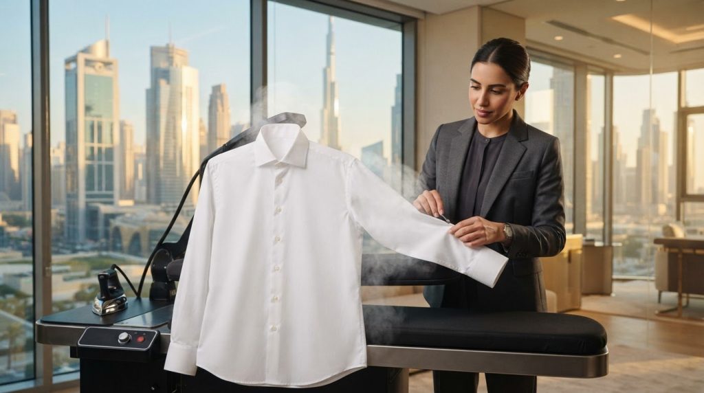 Executive Shirt Pressing in DIFC: The 2026 Professional Guide