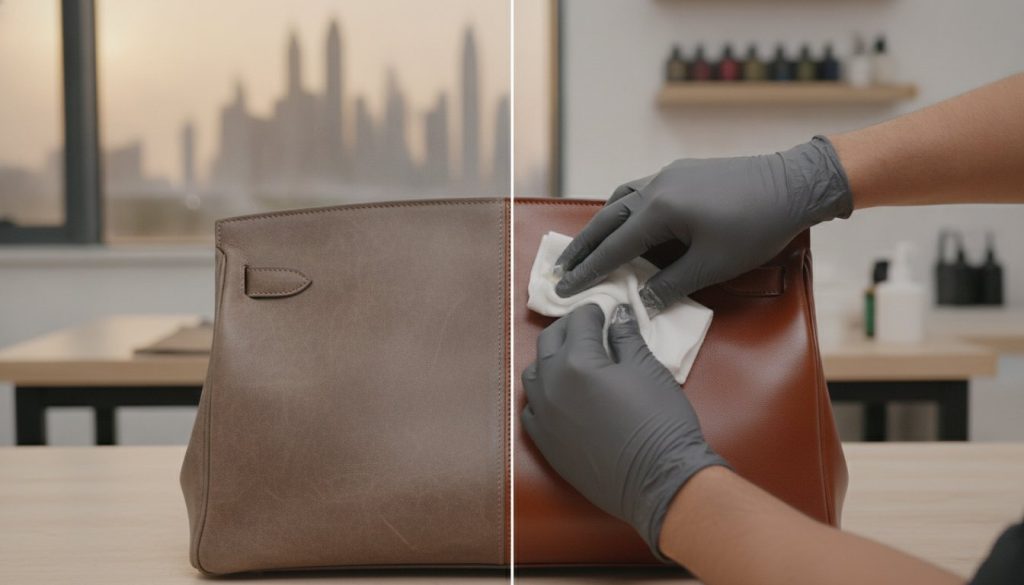 Expert Leather Bag Conditioning Dubai: A Case Study in Luxury Restoration