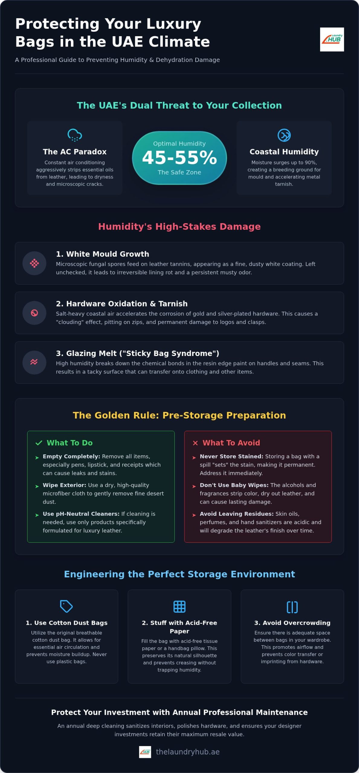 How to Store Luxury Bags in UAE Humidity: The 2026 Expert Guide