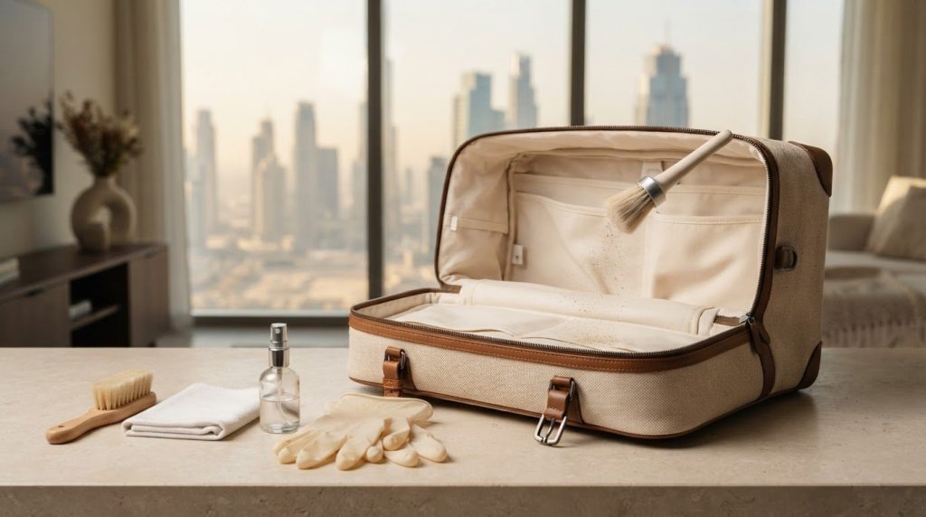 Designer Travel Bag Cleaning in Dubai: How to Care for Fabric Linings