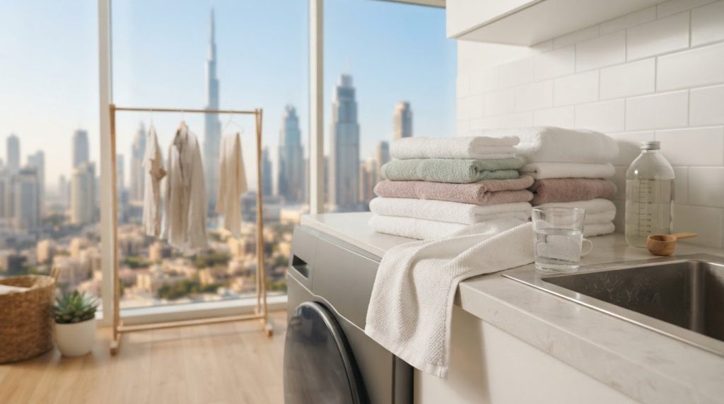 How to Prevent Stiff Towels from Dubai Tap Water