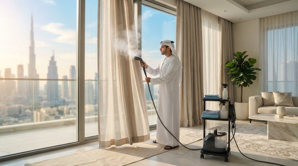 On-Site Curtain Steaming in Dubai: A Practical 2026 Guide